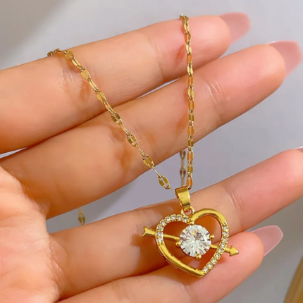 Collar Corazón “Flecha de Cupido”